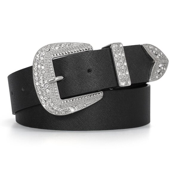 Western Leather Belt Women\'s Vintage Design Waist Belt for Pants Jeans Dresses main image 6